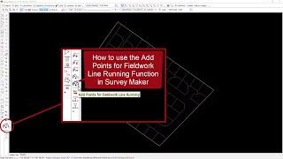 Add Points for Fieldwork Line Running