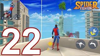 Spider Fighting: Hero Game - Gameplay Walkthrough Part 22 - Save the City (iOS, Android)