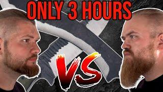 Only 3 HOURS to make a Knife??? HUBER vs. Ambros
