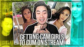 RiceGums First Stream Back! (Gets Cam Girls to Cum On Stream Live)