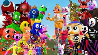 ALL RAINBOW FRIENDS VS ALL FIVE NIGHTS AT FREDDY'S, SECURITY BREACH (Garry's Mod)