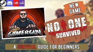 No One Survived|New Game Tutorial|First Play Through |Learning Backseating Welcome! #unogamerguy
