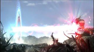 Ultraman Orb vs Galactron Fight Scene