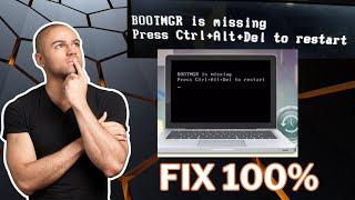 How to fix BOOTMGR is missing Press Ctrl+Alt+Del to restart/ Press ctrl+alt+del to restart/cs tech