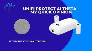 Unifi Protect AI Theta is out - My Quick Opinion