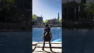 AC Odyssey with Raytracing Reshade Beyond Horizon FX is Amazing !! #shorts