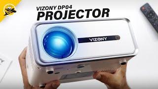 ONLY $89? VIZONY Mini Projector (DP04) Unboxing & First Review!