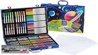 Crayola Inspiration Art Case Coloring Set Space (140ct) Art Kit Review