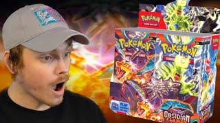 Opening A Whole Pokemon Obsidian Flames Booster Box! (INSANE Pulls!)