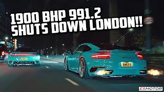 1900 BHP 991.2 TURBO S TEARS UP LONDON! #porsche #992turbos #911turbos