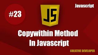 Copywithin method javascript || Javascript copywithin method || Copywithin method || Javascript