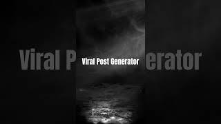 Boost Your LinkedIn Post: Try Viral Post Generator Now! | Viral Post Generator Demo
