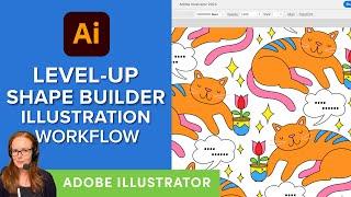 Intermediate Shape Builder Tool Workflow in Adobe Illustrator