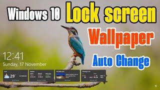 How to Activate / Enable Lock Screen Wallpaper Auto Change Feature in Windows 10 PC or Laptop - 2025