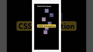 Box Animation HTML5 CSS3 | Animation Timing Function | CGuider