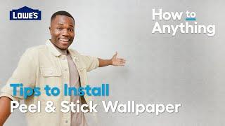 How To Apply Peel and Stick Wallpaper | How to Anything