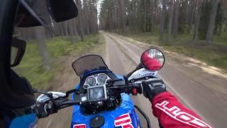 XTZ 750 - gravel, forest and driving pleasure! 4K