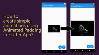 Animated Padding widget in #Flutter App | #Devkage