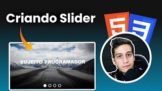 Criando Slider com HTML, CSS e JavaScript