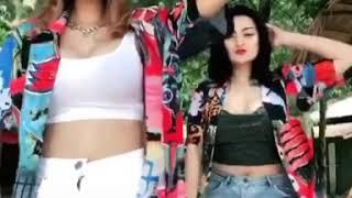 Goyang hot artis Nathalie holscher & Dj leea 2020 pamer belahan