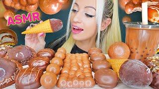 ASMR EATING CHOCOLATE BUBBLE PARTY, ICE CREAM, MOUSSE CAKE, LINDT 초콜릿 디저트 먹방 (BUBBLE TEA) MUKBANG 먹방