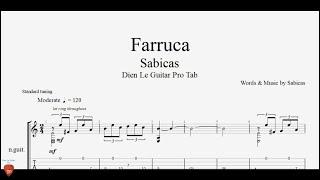 Sabicas - Farruca - Guitar Tutorial + TAB