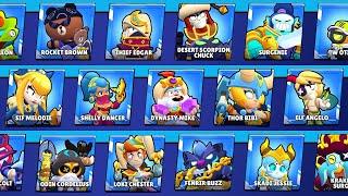 ALL 407 SKINS IN BRAWL STARS