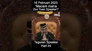 Macam mana Zoo tuan Speaker ? | Saje Sembang