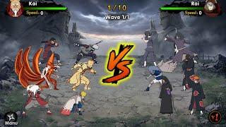 Ultimate Ninja Ninja King | Inter-server Great War of Shinobi | Kai VS Rai