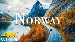 Norway 4K Autumn: Scenic Relaxation Film With Epic Cinematic Music | Calming Music & 4K Video UHD