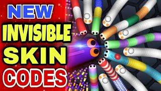 SLITHER.IO NEW INVISIBLE SKIN CODES 2021 || SLITHER.IO NEW CODES 2021