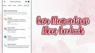 CARA MONETISASI AKUN FACEBOOK