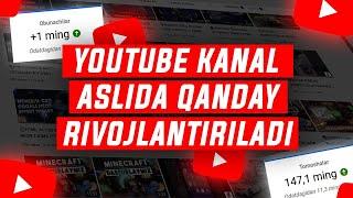 YouTube kanalni RIVOJLANTIRISH - YouTubeda o'sish