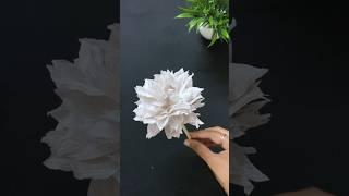 Flower from tissue paper! #shorts #diy #cute #happy #craft #handmade #trending #best #viral #easy