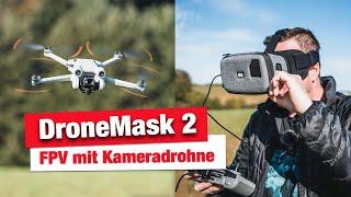 DroneMask 2 - FPV mit deiner Kamera-Drohne fliegen z.B. Dji Mini 3 Pro, Mini 2, Mavic 3, Air 2S