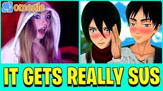 Omegle, but Eren and Mikasa make it REALLY SUS... (VRChat VR)