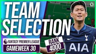 Top 4k Team Reveal | GW30 Team Selection | Fantasy Premier League Tips