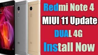 How to install MIUI 11 on redmi Note 4 | Redmi Note 4 dual 4G update