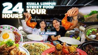 24 HOURS Kuala Lumpur Street Food Tour ft. @JovanePhang!  | Top 4 MUST-TRY Street Food in Malaysia!