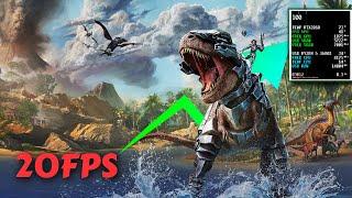 Essa DICA vai fazer você rodar ARK SURVIVAL ASCENDED com mais de 100fps até em PC FRACO