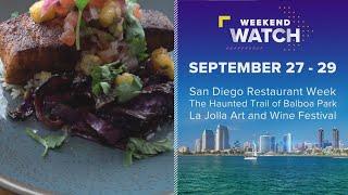 Weekend Watch September 27 - 29 | Things to do in San Diego