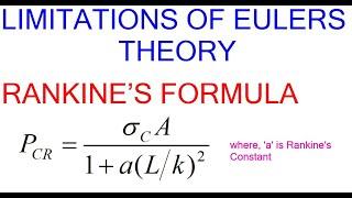 5. Columns and Struts | RANKINE’S FORMULA (Empirical Formula)