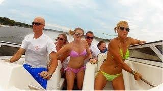 Seven Person Speed Boat SMASH - Crazy