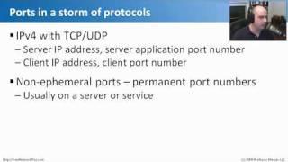 Commonly Used TCP and UDP Ports - CompTIA Network+ N10-004: 1.2