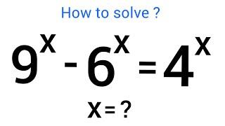 A Nice Olympiad Exponential Problem