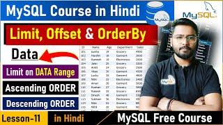 MySQL Part-11 | MSySQL Tutorial | MySQL Tutorial for Beginners | Limit & Orderby