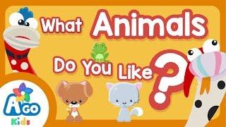 What Animals Do You Like? | Animals, Fruit, and Colors Song | BINGOBONGO Learning