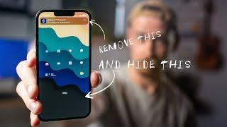 Remove Shortcut Banners and Hide the Dock on iOS 15!