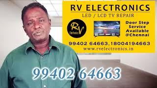 RV Electronics - LED / LCD TV REPAIR | Door Step Service Available at Chennai