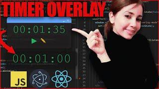 Building a Desktop App with Electron JS and React JS [ Timer Overlay ] | A Step-by-step Tutorial